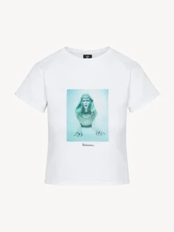 Women Réalisation Par Hunky Dory Baby Tee - White