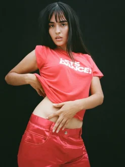 Women Réalisation Par Let's Dance Tee - Red