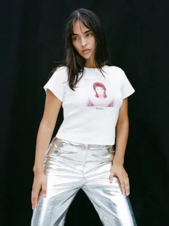 Women Réalisation Par Pin Ups Baby Tee - White