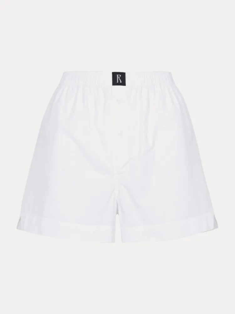 Women Réalisation Par Real Boxer Shorts - White