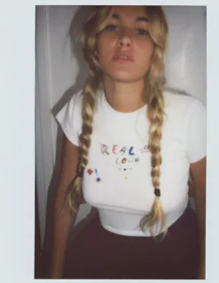 Women Réalisation Par Real Love Tee - White