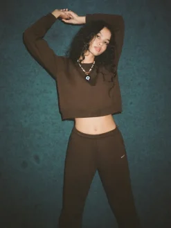 Women Réalisation Par Real Sweatshirt - Chocolate