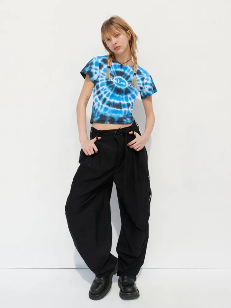 Women Réalisation Par Real Tie Dye Logo Tee - Lagoon