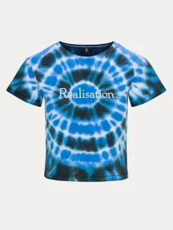 Women Réalisation Par Real Tie Dye Logo Tee - Lagoon