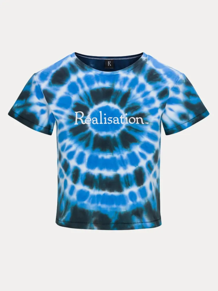 Women Réalisation Par Real Tie Dye Logo Tee - Lagoon