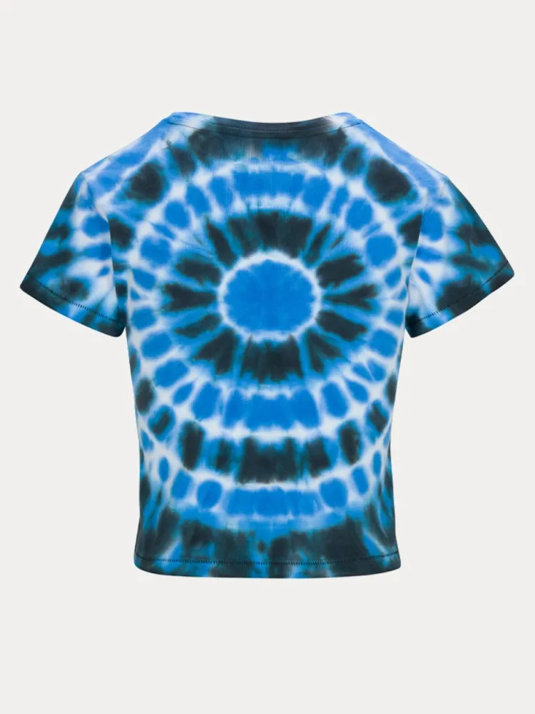 Women Réalisation Par Real Tie Dye Logo Tee - Lagoon