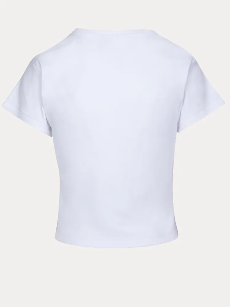 Women Réalisation Par Realisation Logo Tee - White