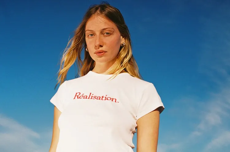 Women Réalisation Par Realisation Logo Tee - White