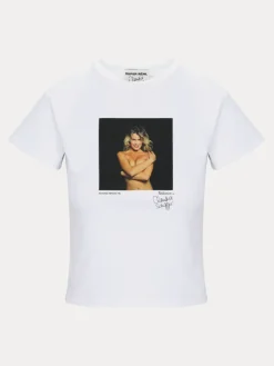 Women Réalisation Par Studio Baby Tee - White