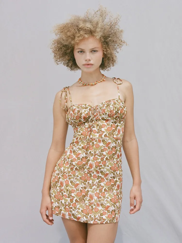 Women Réalisation Par The Devon - 70S Floral