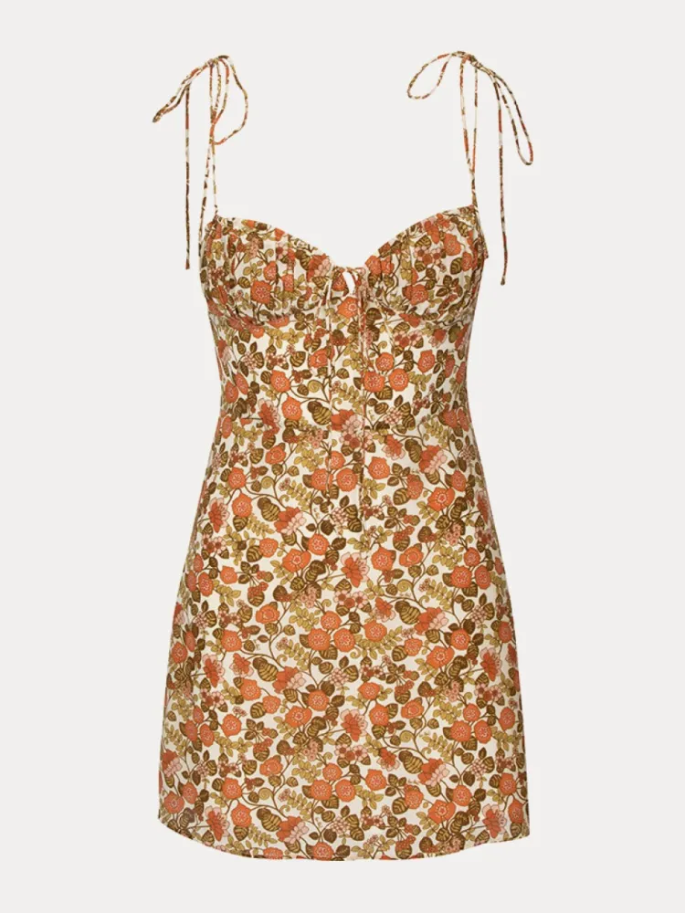 Women Réalisation Par The Devon - 70S Floral