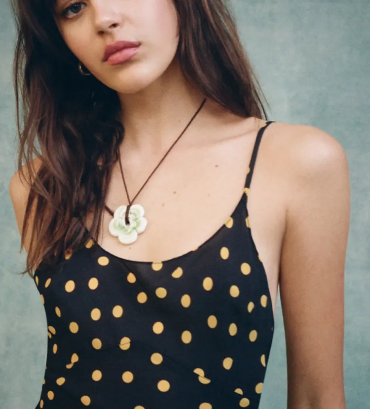 Women Réalisation Par The Iggy - Yellow Polka Dot