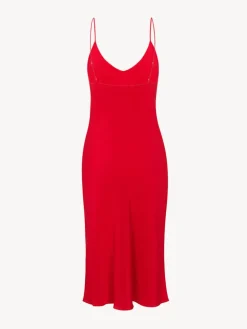 Women Réalisation Par The Natasha Slip - Red
