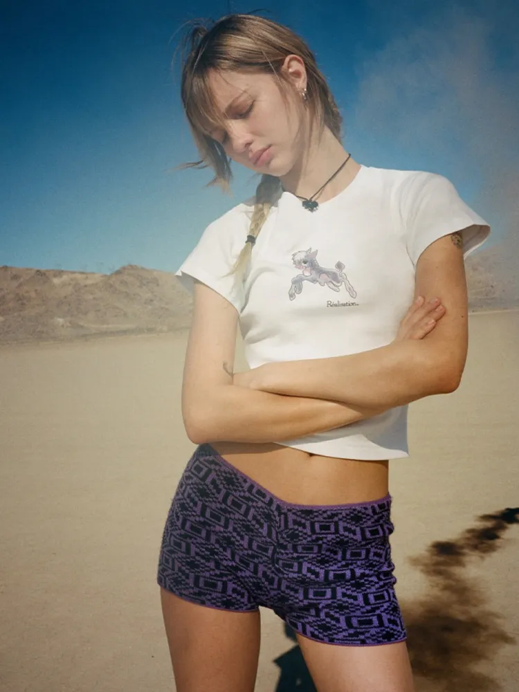 Women Réalisation Par The Pony Tee - White