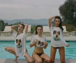Women Réalisation Par The Poolside Tee - White