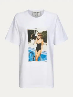 Women Réalisation Par The Poolside Tee - White