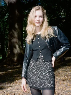 Women Réalisation Par The Winona Cardigan - Black