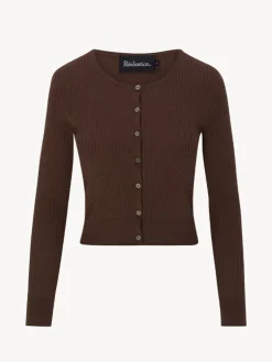 Women Réalisation Par The Winona Cardigan - Chocolate