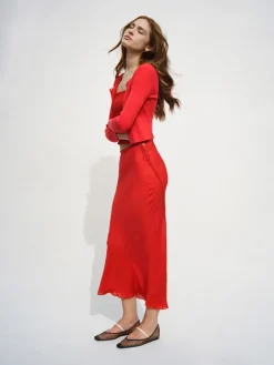 Women Réalisation Par The Winona Cardigan - Ruby