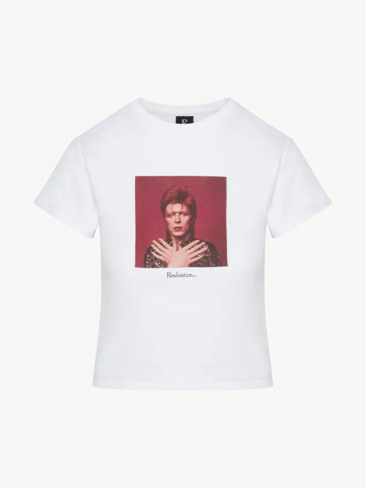 Women Réalisation Par Watch That Man Baby Tee - White