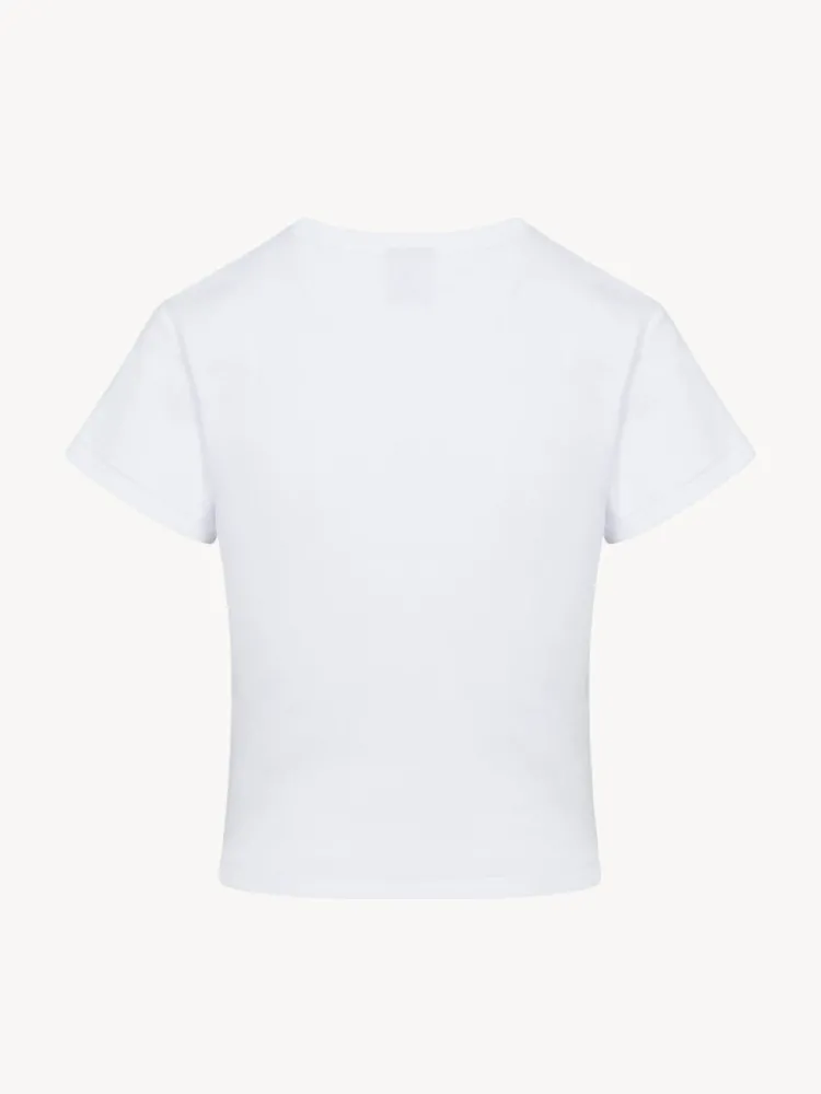 Women Réalisation Par Watch That Man Baby Tee - White