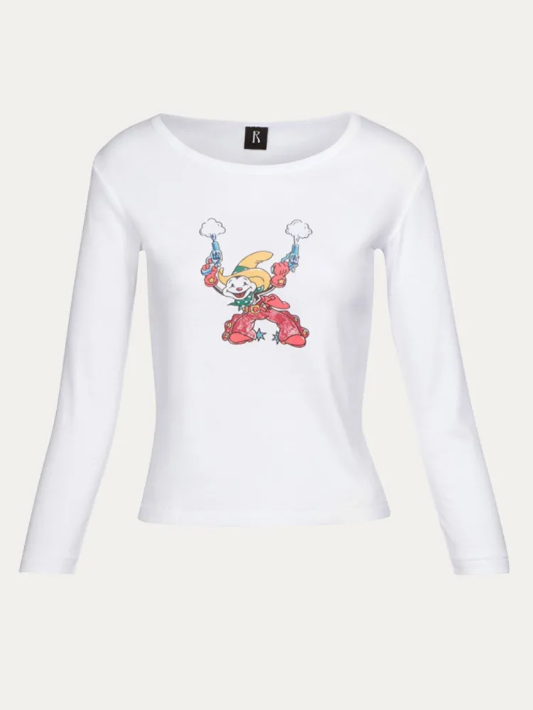 Women Réalisation Par Yee Ha! Long Sleeve Tee - White